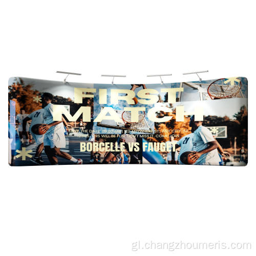 Pop Up Display Stand Pop Up Wall Curved